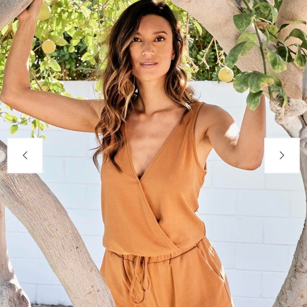 LBLC The Label “Lauren” Romper – Meerkat